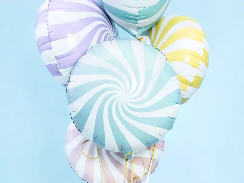 Party Deco Light Blue Candy Swirl Foil_1