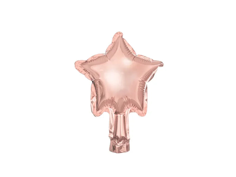 Party Deco Mini Rose Gold Star Foil (25)