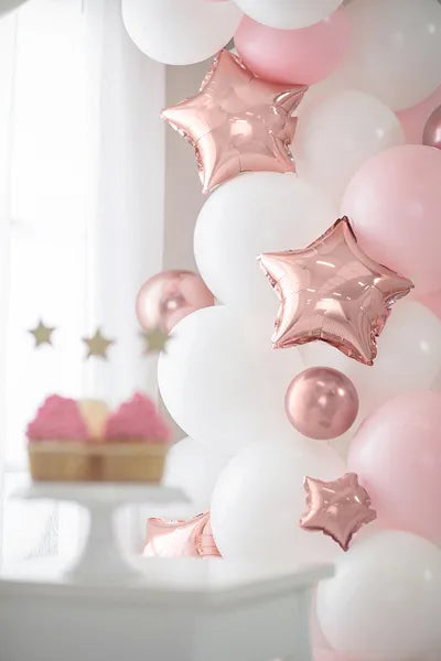 Party Deco Mini Rose Gold Star Foil (25)_1