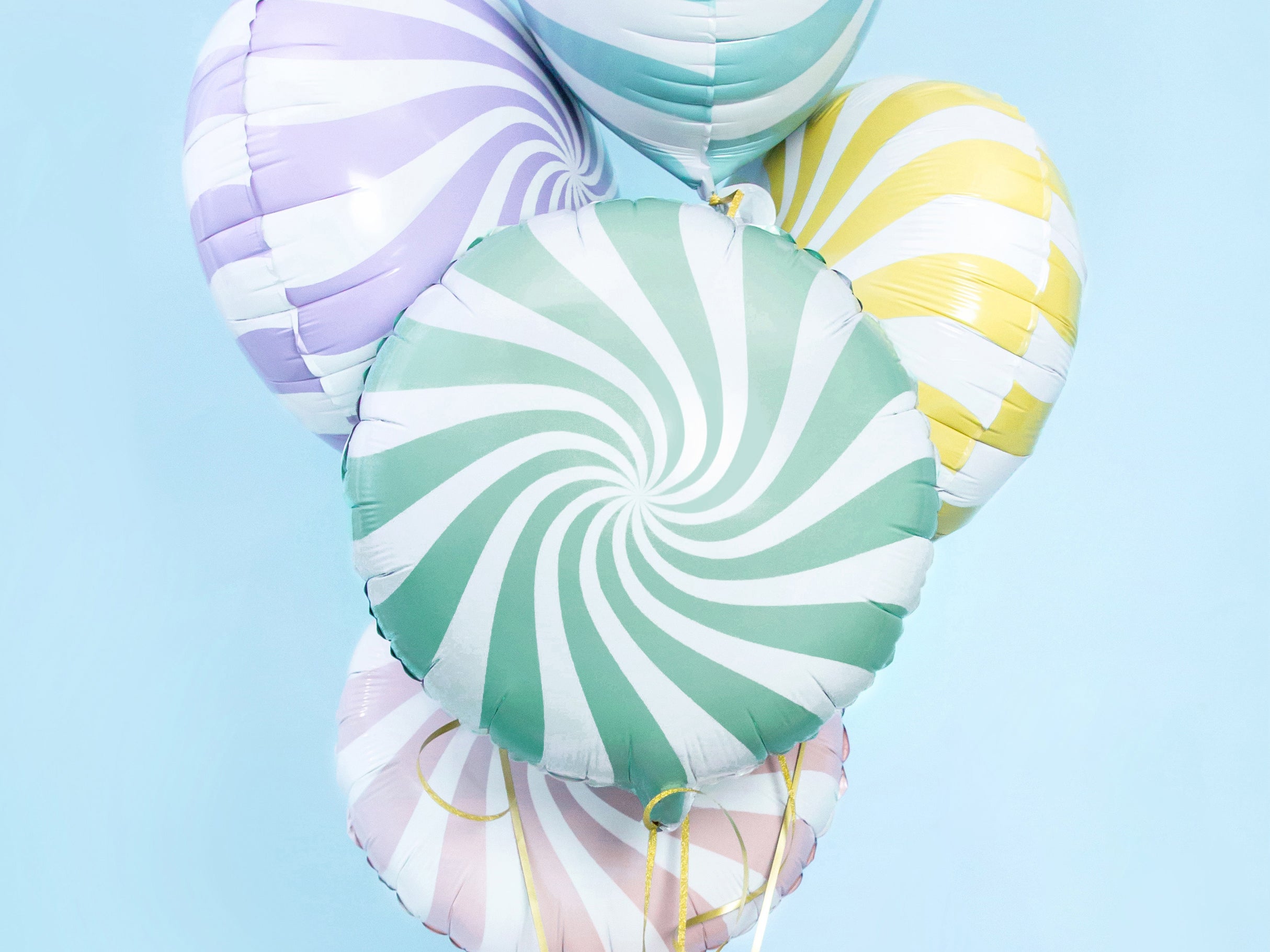 Party Deco Mint Candy Swirl Foil_1