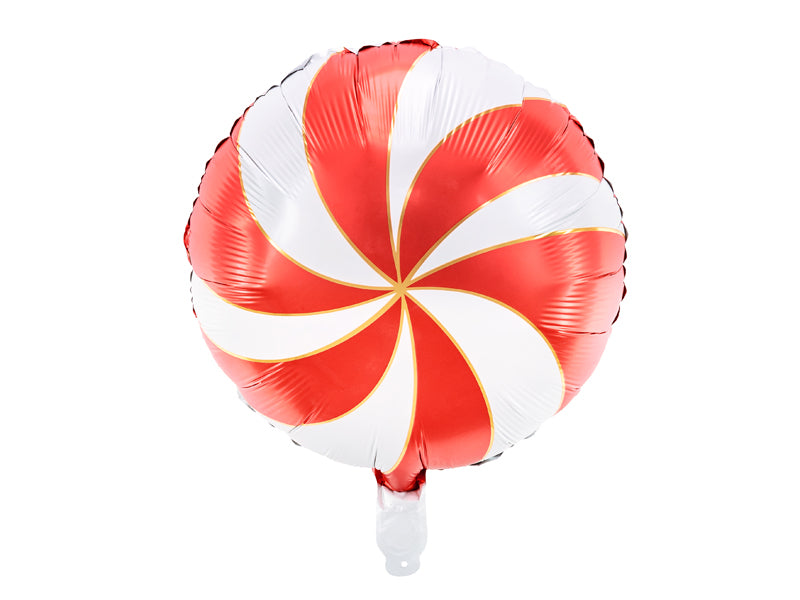 Party Deco Red Candy Swirl Foil