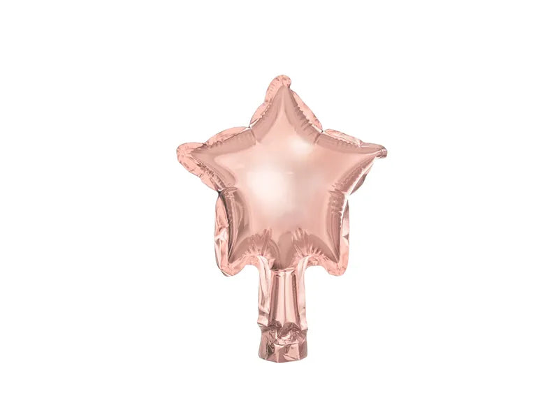 Party Deco Mini Rose Gold Star Foil (25)