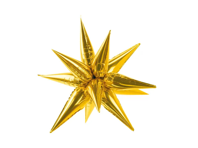 Party Deco Gold Starburst Foil