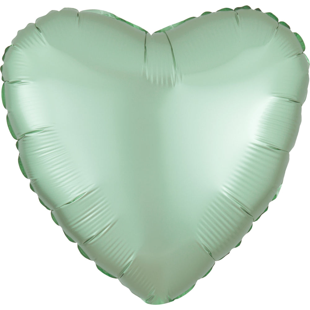 Anagram Mint Green Heart Satin Luxe Standard HX Foil
